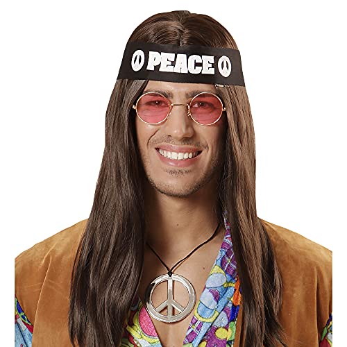 WIDMANN - Disfraz con accesorios Hippie, talla única (5856)