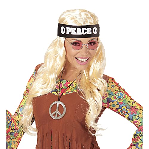 WIDMANN - Disfraz con accesorios Hippie, talla única (5856)