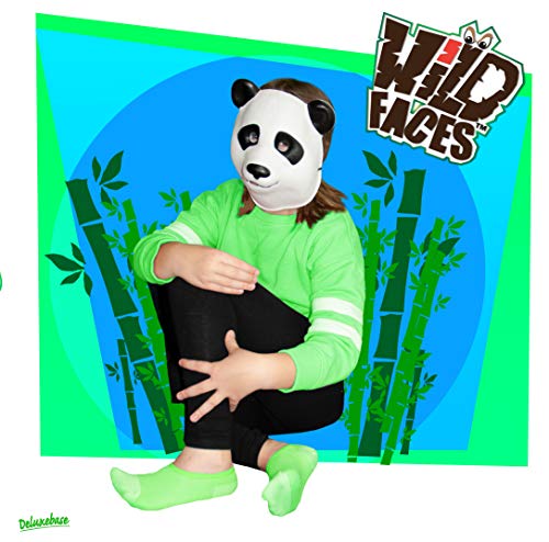 Wild Faces - Panda de Deluxebase. Caretas Infantiles de Espuma Segura