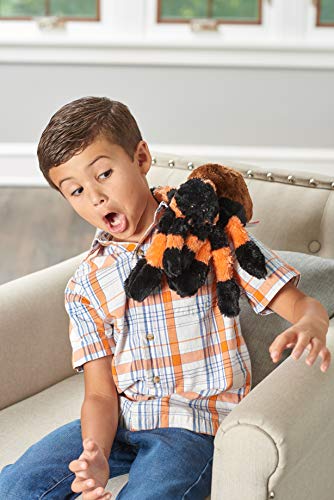 Wild Republic-11505 Peluche Tarántula Cuddlekins, Color Negro/Naranja (11505)