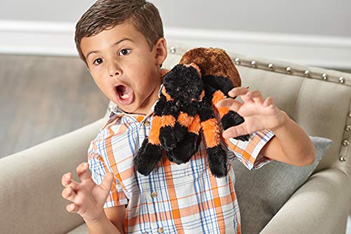 Wild Republic-11505 Peluche Tarántula Cuddlekins, Color Negro/Naranja (11505)