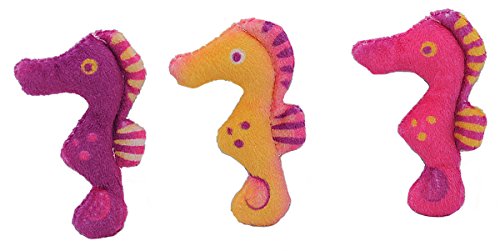 Wild Republic Print Plush, Sea Horse Papá Y Bebé de Peluche, Animales del Océano, Peluches para Niños, Regalos para Cumpleaños, Animales Marinos, Sea Horse Papá Y Bebé de Peluche, Azul, 56 cm