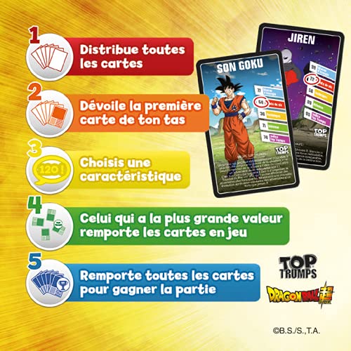 Winning Moves- Dragon Ball Super Juego de Cartas, WM00683-FRE-6