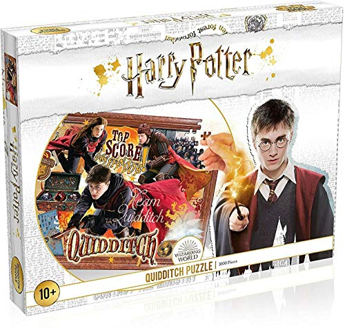 Winning Moves Puzzle 1.000 PCS Harry Potter Quidditch, Color White, Talla única (Top Trumps WM00366-ML1-6)