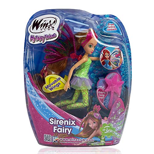 Winx Club My Fairy Friend Sirenix Flora - Muñeca de juguete