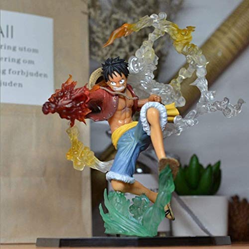 WMYATING Realista y Divertido Estatua de Juguete Una Pieza Figura Monkey D Luffy Action Figurine Collectible de una Pieza