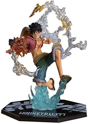 WMYATING Realista y Divertido Estatua de Juguete Una Pieza Figura Monkey D Luffy Action Figurine Collectible de una Pieza