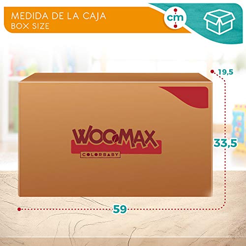 WOOMAX - Bici sin pedales madera niños 2-5 años(85370)