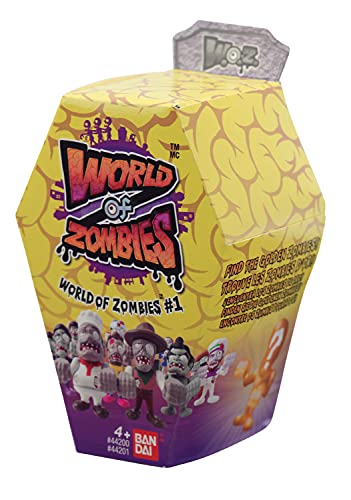 World of Zombies Sorpresa Contiene Figura Carta COLECCIÓN Y Tumba EXP 24 Piezas, Multicolor (Bandai 1)