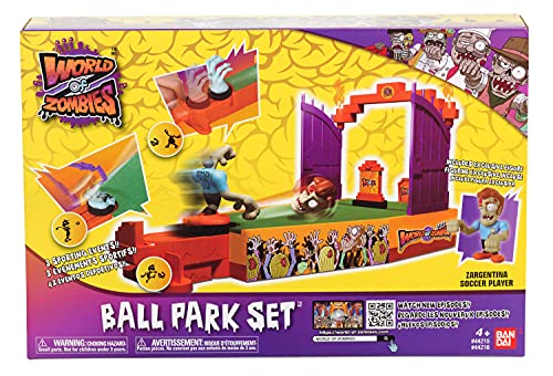 World of Zombies Zombies-44216 Playset Parque de Juegos con Figura Exclusiva (Bandai 44216), Multicolor