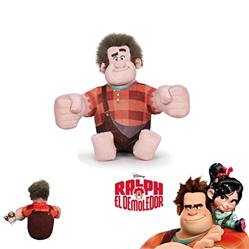 WR ¡Rompe Ralph! 2 - Peluche de la película Ralph rompe Internet: Ralph, el demoledor 9"/24cm Calidad Super Soft