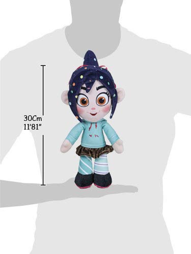 WR ¡Rompe Ralph! 2 - Peluche de la película Ralph rompe Internet: Vanellope, la niña 11'81/30cm Calidad Super Soft