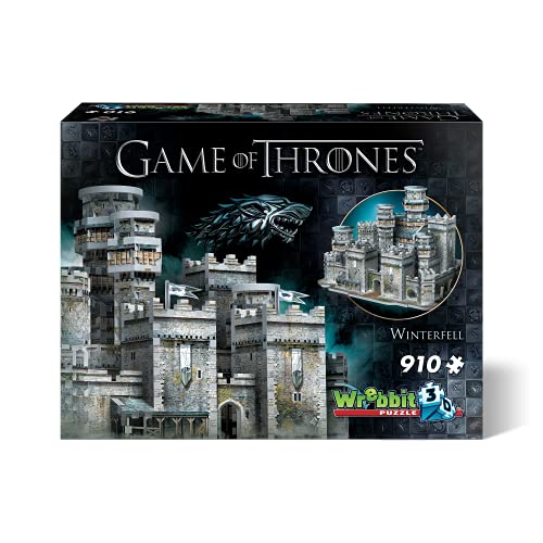 Wrebbit 3D- Castillo Game of Thrones Puzzle 3D Juego de Tronos Invernalia, Multicolor (W3D-2018)