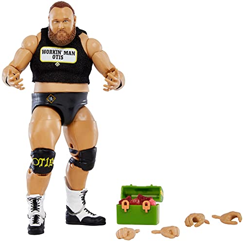 WWE Élite Figura de acción Otis, muñeca articulada de juguete con accesorios para niños +6 años (Mattel GVB69)