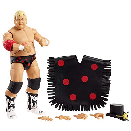 WWE Élite Figura Dusty Rhodes, muñeco articulado de Juguete con Accesorios (Mattel GVB51)