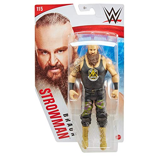 WWE Figura Braun Strowman, muñeco articulado de Juguete (Mattel GTG10)