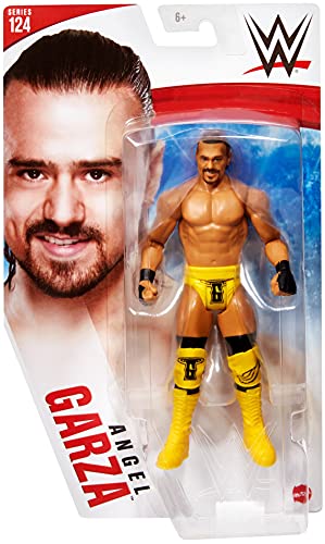 WWE Figura de acción Angel Garza, muñeco articulado de juguete para niños +6 años (Mattel GTG57)