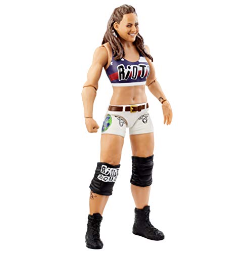 WWE - Figura de acción de la luchadora Sarah Logan Juguetes niños +6 años (Mattel GCB90)