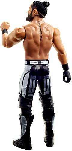 WWE Figura de acción Seth Rollins, muñeco articulado de juguete para niños +6 años (Mattel GTG56)