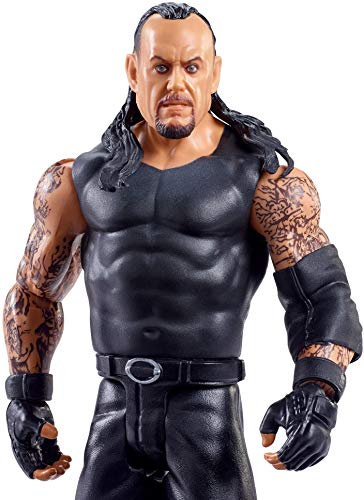 WWE Figura El enterrador (Undertaker), muñeco articulado de juguete (Mattel GTG21)