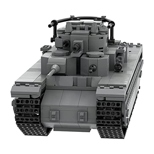 WWEI Tanque militar Soviet T-35 de 800 piezas, tanque pesado WW2, bloques de construcción para niños y adultos, compatible con Lego