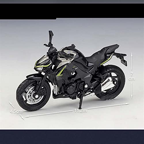 WXSM Motocicleta Modelo 1:18 para K-awasaki 2017 Z1000 R Diecast Motocicleta Modelo De Juguete para Niños Regalos Colección De Juguetes