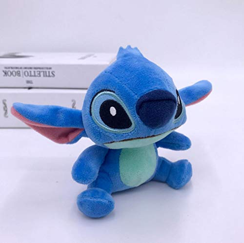 wyxin Dibujos Animados Lilo Y Stitch Llavero De Peluche De 13Cm, Muñecos De Peluche Suaves Colgantes Decoración De Coche