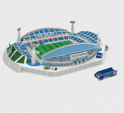 X-Toy Getafe Stadiom Modelo, 3D Deportes Fútbol Estadio Modelo Puzzle, Ventilador De Recuerdos DIY De Los Niños De Juguete De Regalo, 16Inch