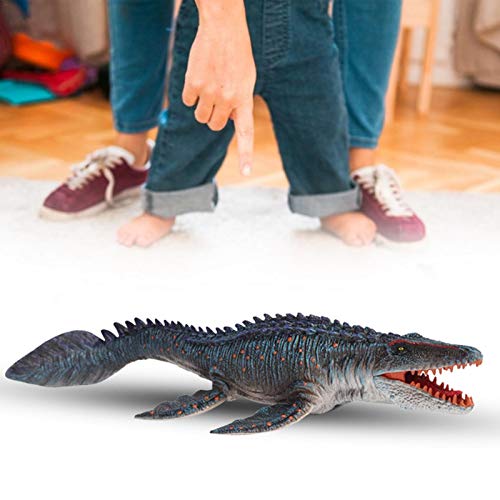 XIAMUSUMMER 13.4 Pulgadas Jurassic -World Mosasaurus Toy - Realista Dinosaurio Mosasaurus de Criatura Marina Profunda - Figura de Modelo de Animal Marino para Juguete de Piscina de baño, colección