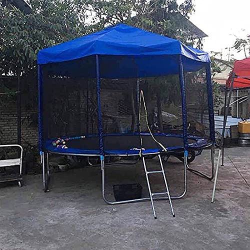 Xin Hai Yuan Toldo de trampolín al aire libre para el patio trasero de la tienda de trampolín sin marco para el sol y la lluvia, material de tela Oxford, solo cubierta sin marco, 14 pies