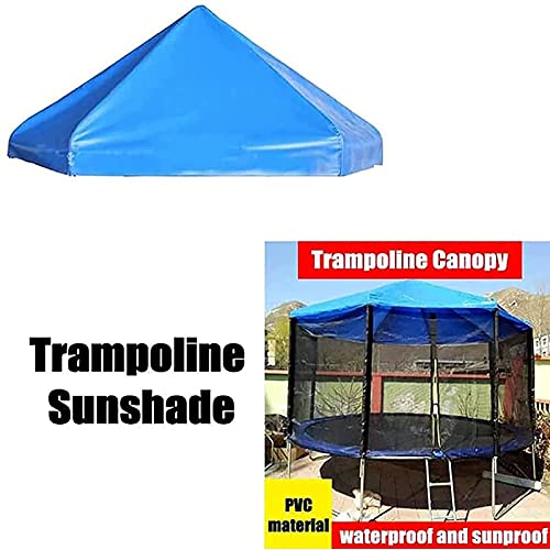 Xin Hai Yuan Toldo de trampolín al aire libre para el patio trasero de la tienda de trampolín sin marco para el sol y la lluvia, material de tela Oxford, solo cubierta sin marco, 14 pies