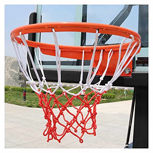 XJJUN Aro De Baloncesto, Marco De Tiro De Entrenamiento De Estilo De Pared Aro De Baloncesto De Red Estándar, para Estudiantes Aldult (Color : Orange, Size : 45cm)