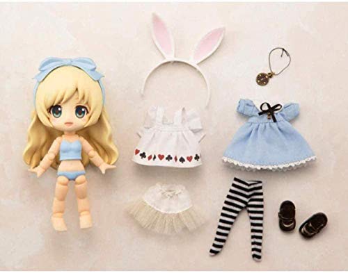 XVPEEN Modelo Cute Kotobukiya CU-Poche Friends Alice Action Anime Model Figures Q Version Clay PVC (10Cm En Caja) Regalo De Escultura De Dibujos Animados