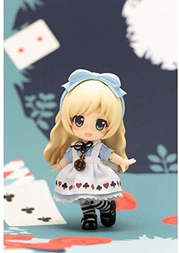 XVPEEN Modelo Cute Kotobukiya CU-Poche Friends Alice Action Anime Model Figures Q Version Clay PVC (10Cm En Caja) Regalo De Escultura De Dibujos Animados