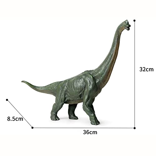 XWEM Esculturas De Dinosaurios Juguetes para Niños, Brachiosaurus Figuras Muñecas Coleccionables Modelo De Animales Modelo De Animales Dinosaurios Jurassic Parque Estatua De Dinosaurio