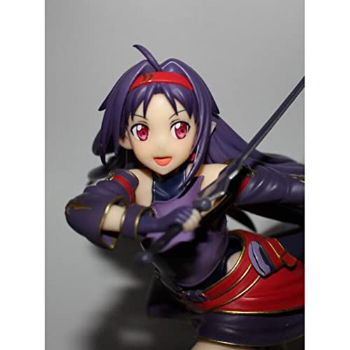 XYZLEO Sword Art Online Figura de acción Konno Yuuki Estatua decoración Modelo Anime Personaje niños muñeca colección de Recuerdos