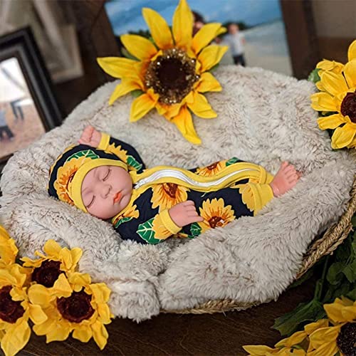 yahede Reborn Baby Dolls Boy 30cm Reborn Doll Vinilo Suave Imágenes realistas Silicona Baby Doll Recién Nacido Realista Baby Babies Doll