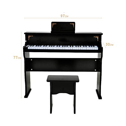 yankai Teclado Piano 61 Teclas,Piano Electrónico para Niños, Tecla De Gravedad De 61 Teclas, Impermeable, Pintura, Piano Electrónico, Adecuado para Niños Y Niñas Principiantes