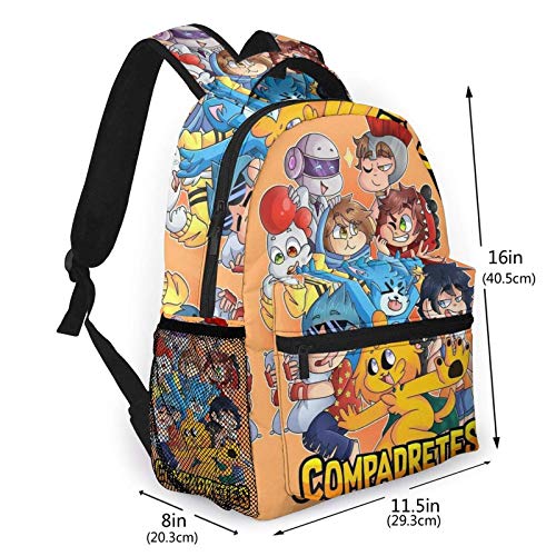 Yaxinduobao Mikecr-ack - Mochila escolar para niños para niñas, niños, ligera, duradera, para escuela primaria, mochila para libros Backpack College School Business Travel Bag Work Bookbag