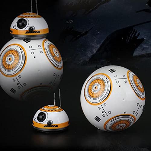 Ycco Actualice 20.5cm Niños Robot de control remoto BB-8 Ball RC Juguetes inteligentes Car Ball Robot 2.4G BB8 Con sonido Figura de acción magnética Robot BB 8 Juguetes de regalo para interiores y ext