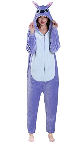 Yimidear Unisex Cálido Pijamas para Adultos Cosplay Animales de Vestuario Ropa de Dormir Halloween y Navidad