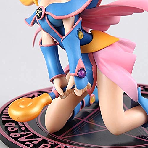 Yu-Gi-Oh! Figura Black Magician Girl Anime Modelo de Personaje de Juego Personaje estático Decoración de Escritorio Aproximadamente 18cm Regalos de Anime Figuras de Anime