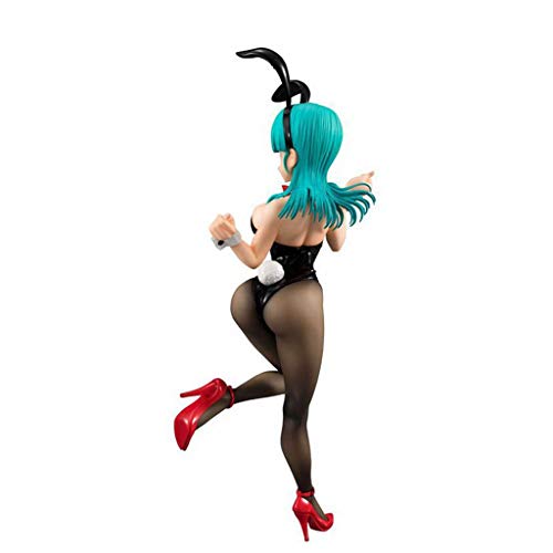 Yuxunqin Dragon Ball: Bulma Bunny Girl Anime PVC Modelo Figura Decoraciones - 7.48inch