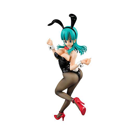 Yuxunqin Dragon Ball: Bulma Bunny Girl Anime PVC Modelo Figura Decoraciones - 7.48inch