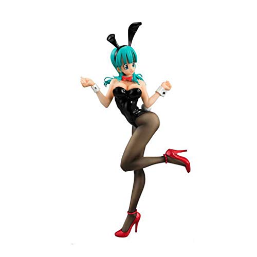 Yuxunqin Dragon Ball: Bulma Bunny Girl Anime PVC Modelo Figura Decoraciones - 7.48inch