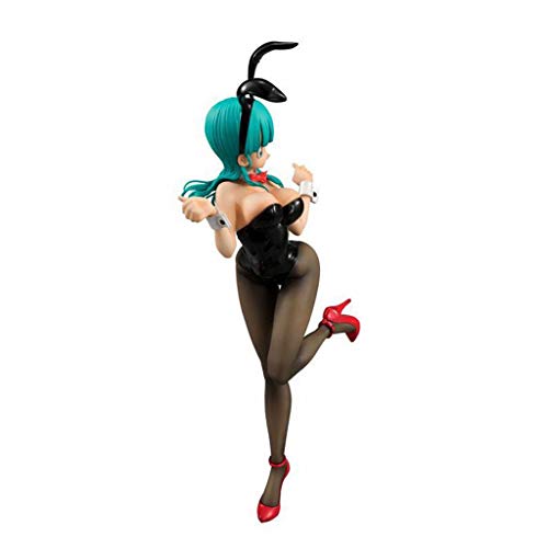 Yuxunqin Dragon Ball: Bulma Bunny Girl Anime PVC Modelo Figura Decoraciones - 7.48inch