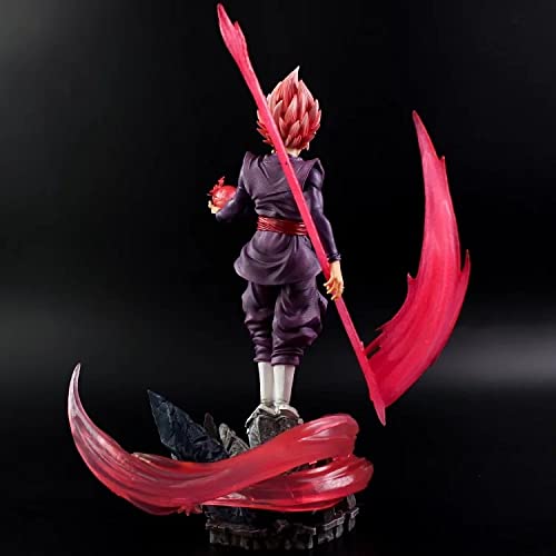 Yuxunqin Dragon Ball Super: Super Saiyan G K Zamasu Black Goku Statue Figura