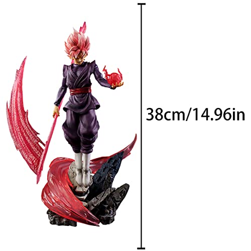 Yuxunqin Dragon Ball Super: Super Saiyan G K Zamasu Black Goku Statue Figura