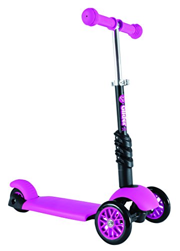 YVolution Y Glider Patinete De 3 Ruedas, Unisex niños, Rosa, M