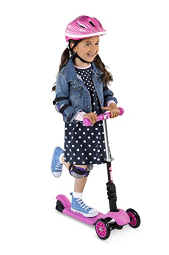 YVolution Y Glider Patinete De 3 Ruedas, Unisex niños, Rosa, M